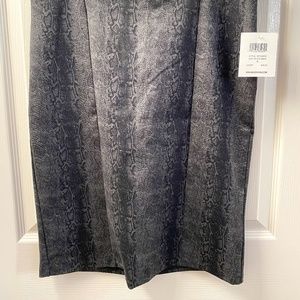 Animal print snake skirt